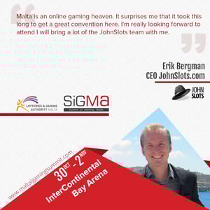 SiGMA 2014 - Erik Bergman - Affiliate Grand Slam