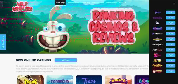 Affiliate Grand Slam - Wildgamblers