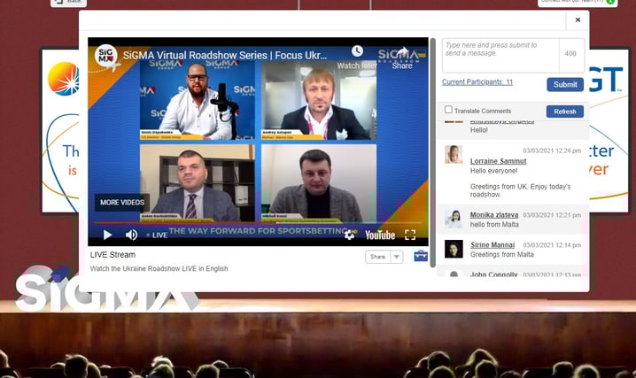 SiGMA roadshow sportsbetting Ukraine