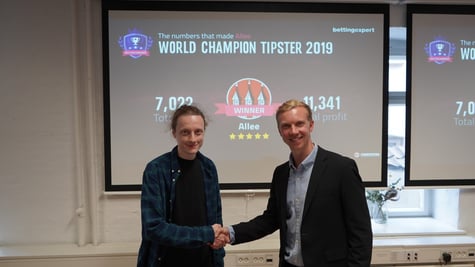 sigma igaming World Tipster Champion 2019 announced