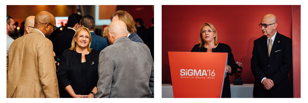 Her Excellency at The Big Foundation dinner at SiGMA16