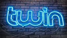 Twin logo neon