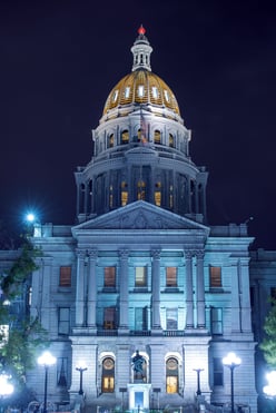 Colorado State Capitol Night