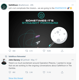 SafeMoonTweet